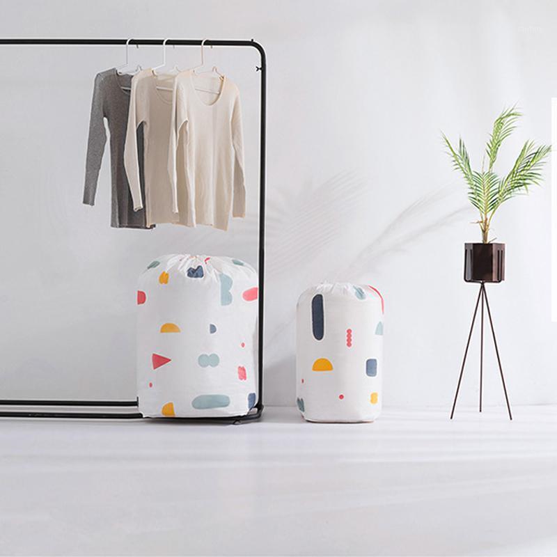 

Clothes Storage Bag Blanket Pillow Organizer Bag Quilt Closet Sweater Storage Box Portable Pouch Organizer Supplies Hand Strap1