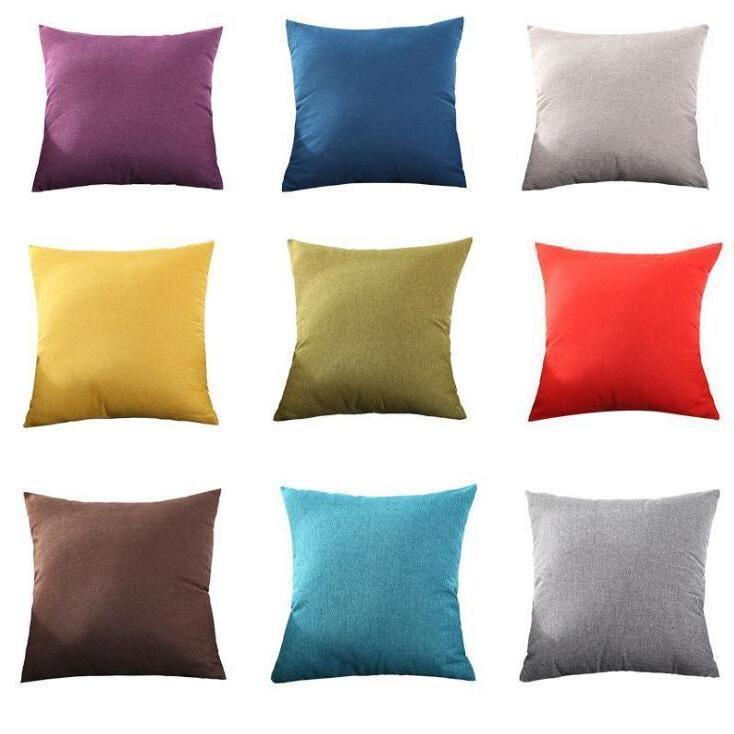 

Solid Pillow Case Pure Color Pillow Cover Car Pillows Cushion Cover Home Sofa Throw Pillow Case Bedding Supplies Home Textiles, Remark style