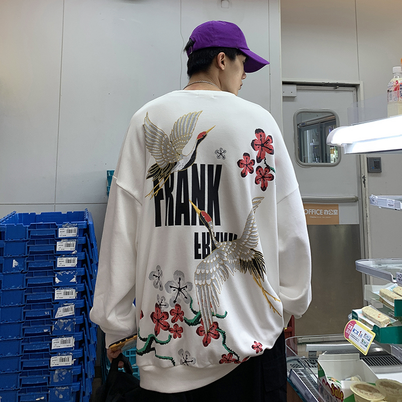 

2021 New Korean-style fake Japanese hoodies two casual man parts fall men's hip hop sweaters streetwear printed letter with male YG5T, Black.