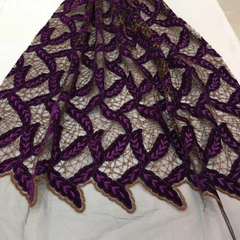 

High Quality African DIY Floral Lace Fabric Nigerian Embroidered Laces Fabric French Swiss Voile Lace For Wedding Party1