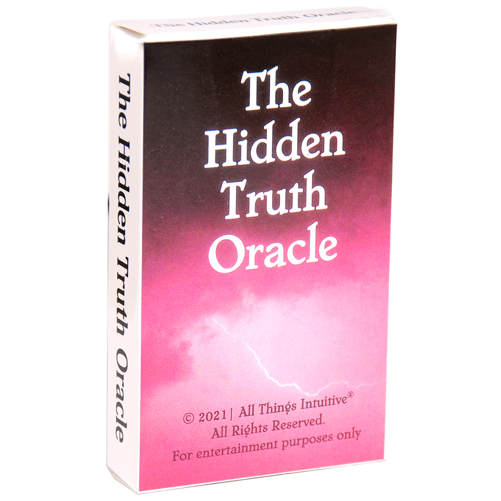 

The Hidden Truth Independent Oracle Cards tarot deck 54 cards game toy