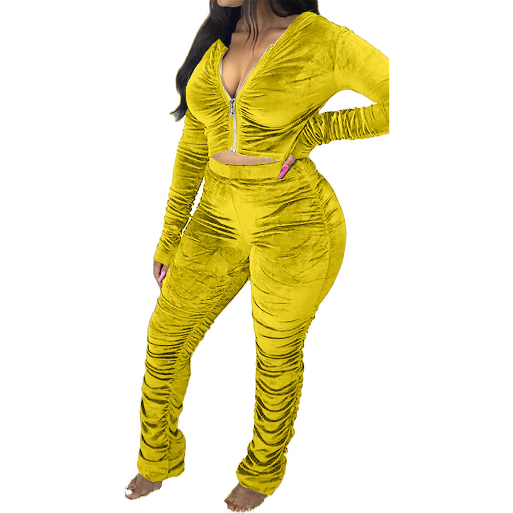 plus size velvet tracksuit