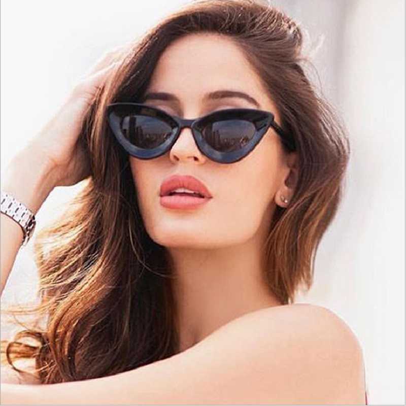 

Sunglasses 2021 Cateye Women Retro Cat Eye Brand Design Sun Glasses Luxury Vintage Fashionable UV400 Oculos