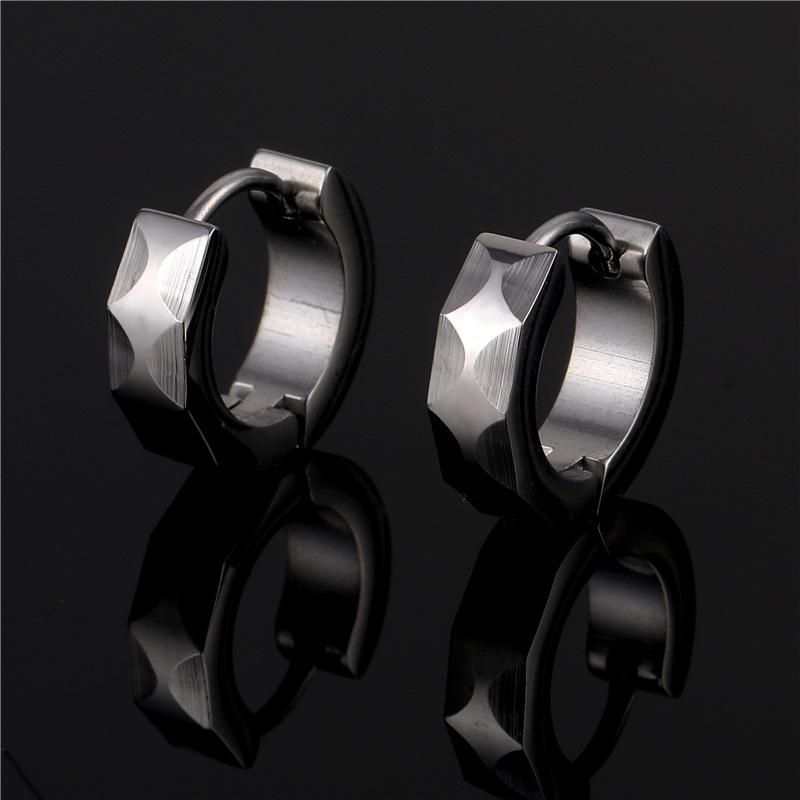 

Stainless Steel Round Earrings For Women 2020 Trend Simplicity Jewelery Flower Hip hop Earrings Fashion Personality Gift