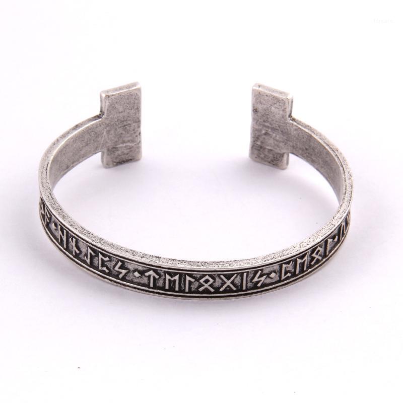 

Bangle 1pc Men's Handmade Nordic Rune Viking1