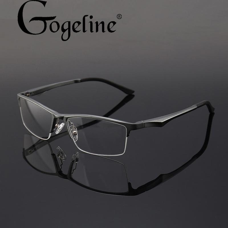 

Men's Aluminum and magnesium Glasses frame Sports cycling Half Frame for Male