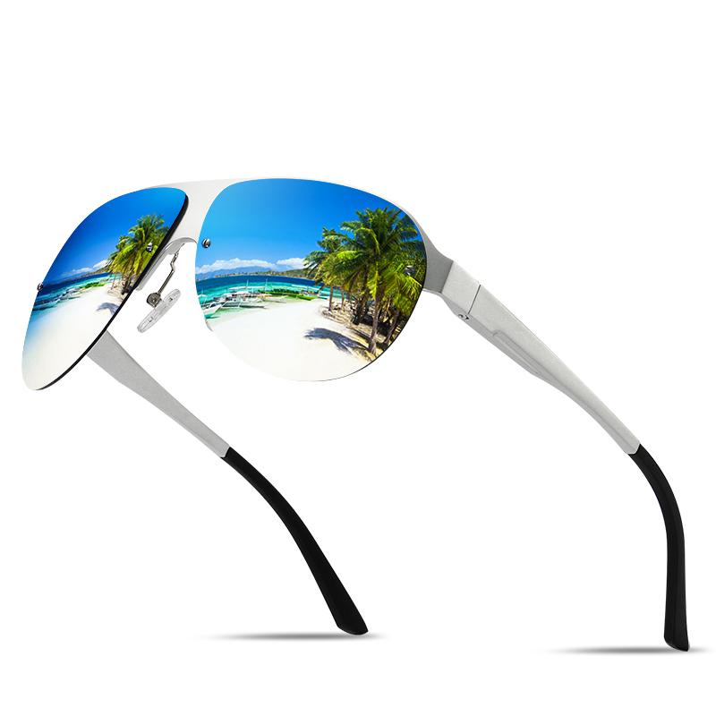 

SC Brand Design Retro Hydronalium Classic Sunglasses Polarized Men Driving Eyewear Luxury Shades Masculino UV400