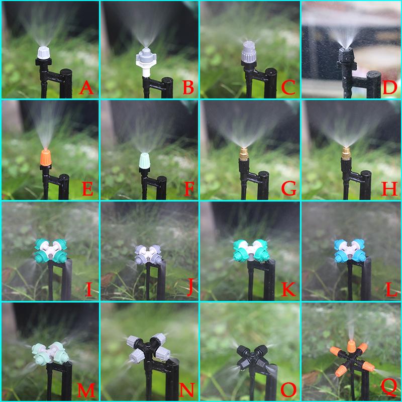 

10~20pcs Garden Irrigation Misting Nozzle Atomizing Sprinkler Nozzles Greenhouse Lawn Watering Mini Sprinkler Drip Emitters