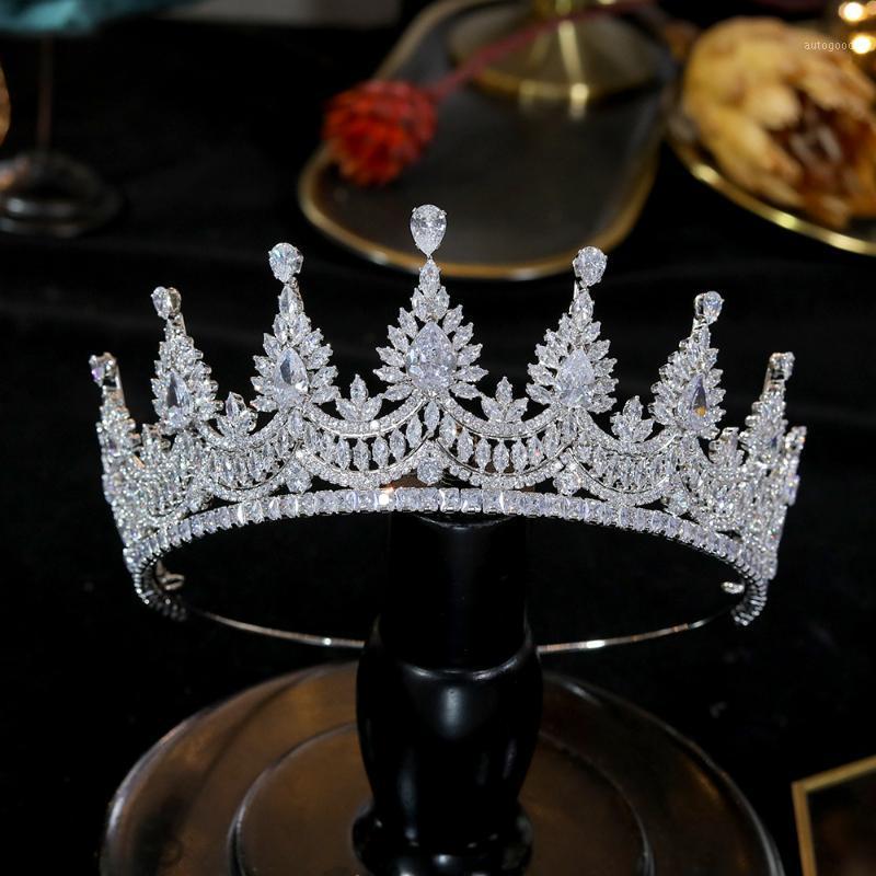 

Hair Clips & Barrettes ASNORA Luxury Tiaras And Crowns Engagement Tiara Wedding Crown, Evening Dress Accessories Bridal Jewelry CZ Zirconia
