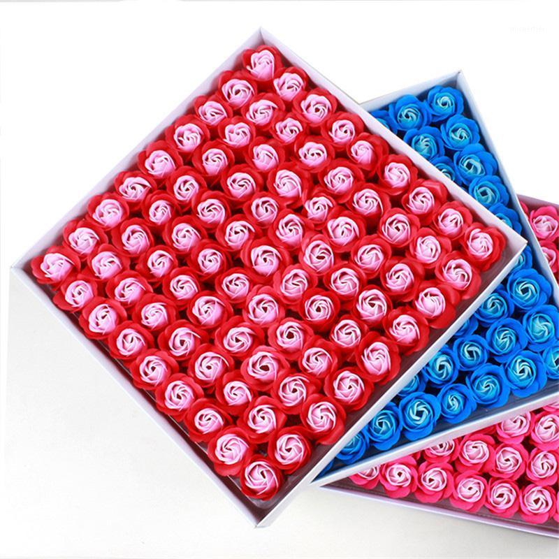 

81Pcs/Set Artificial Rose Soap Flowers Head DIY Luxury Wedding soap Rose Fake Flowers Home Decor Valentine'S Day Mother'S Day1, C7