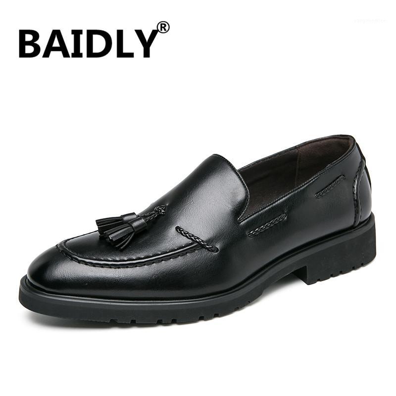 

New Fashion Men Business Dress Shoes Black Pointed Toe Oxford Shoes Male Party Wedding Footwear Big Size 38-461