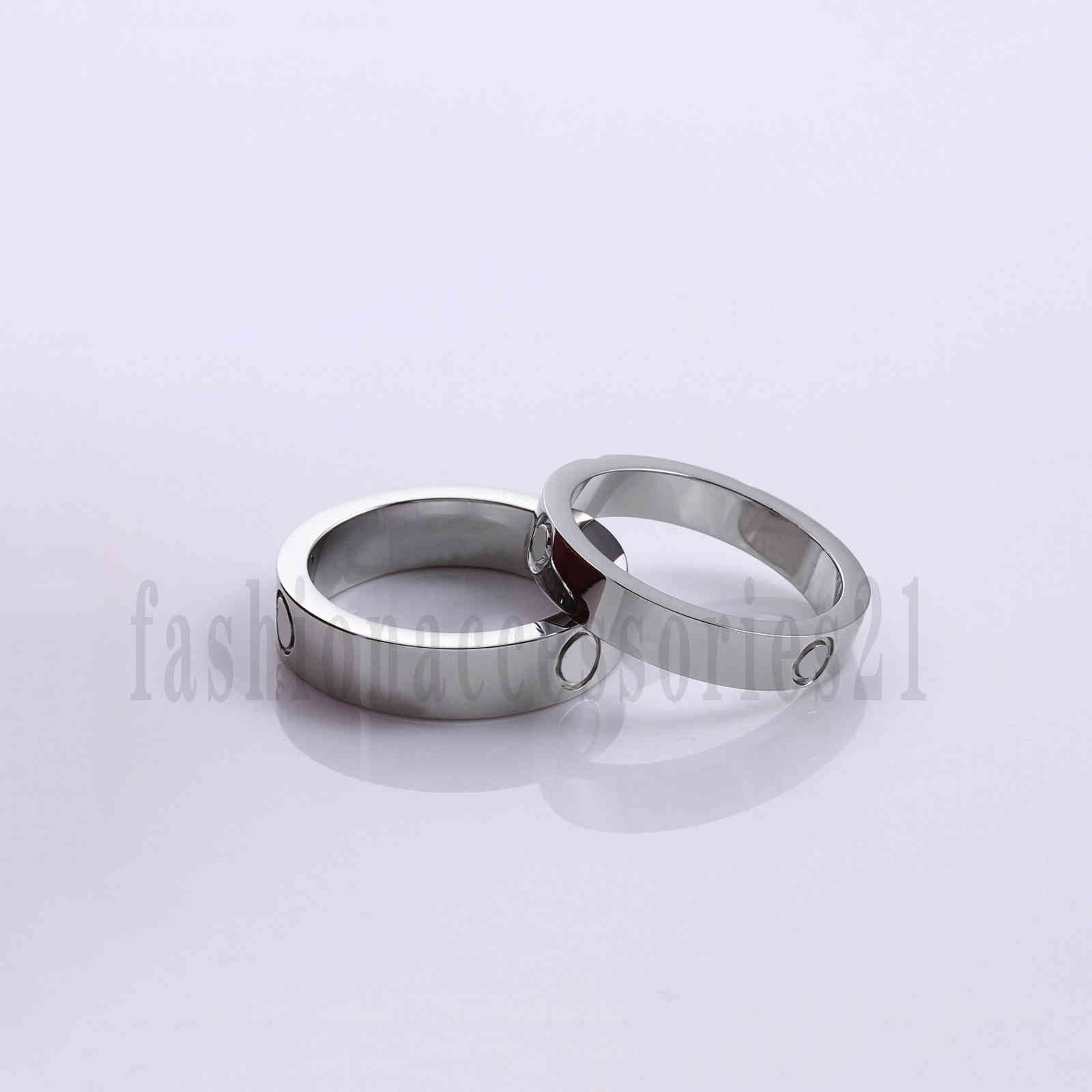

High-quality steel rings, men's engagement love ring and ladi' fashion jewelry gifts