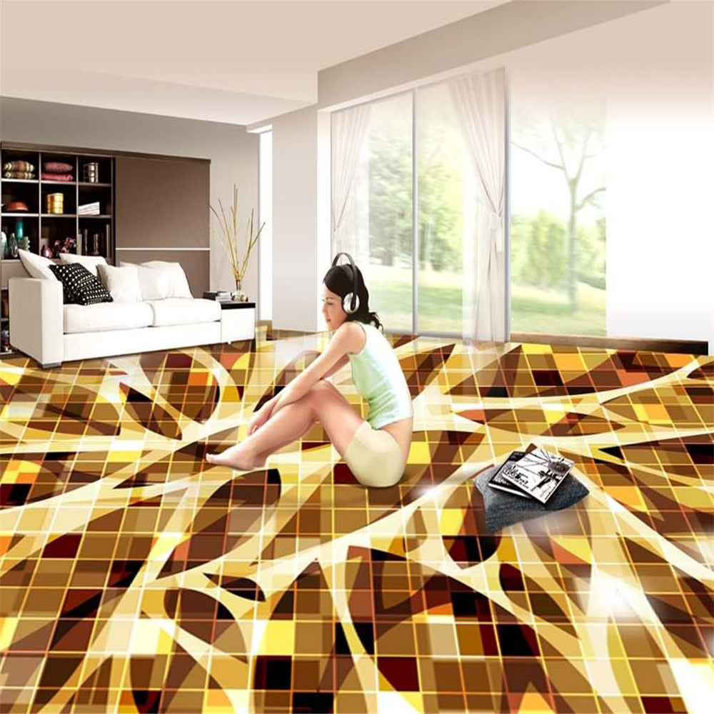 

Photo gold floors 3d floor painting wallpaper beautiful scenery wallpapers 3d stereoscopic wallpaper