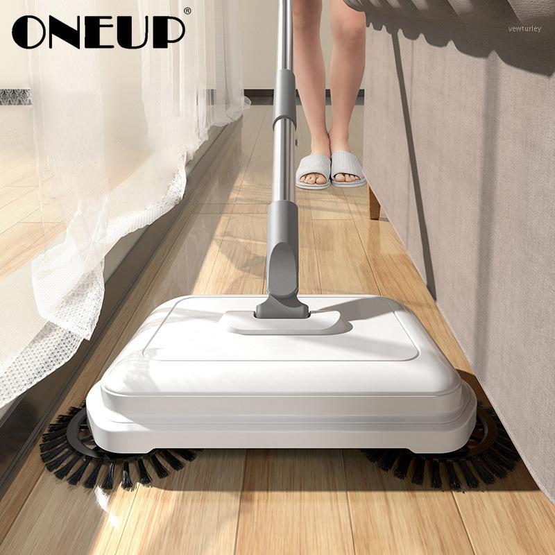 

ONEUP Stainless Steel Sweeper Mop All-in-one Cleaning Mop Hand Push Without Dead Corner Sweeping Machine Household Cleaning Tool1