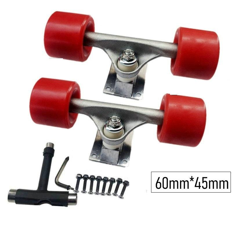 

Professional skateboard bracket four wheel skateboard bridge brush Street board double warpage 5inch truck accessories, Sylvie