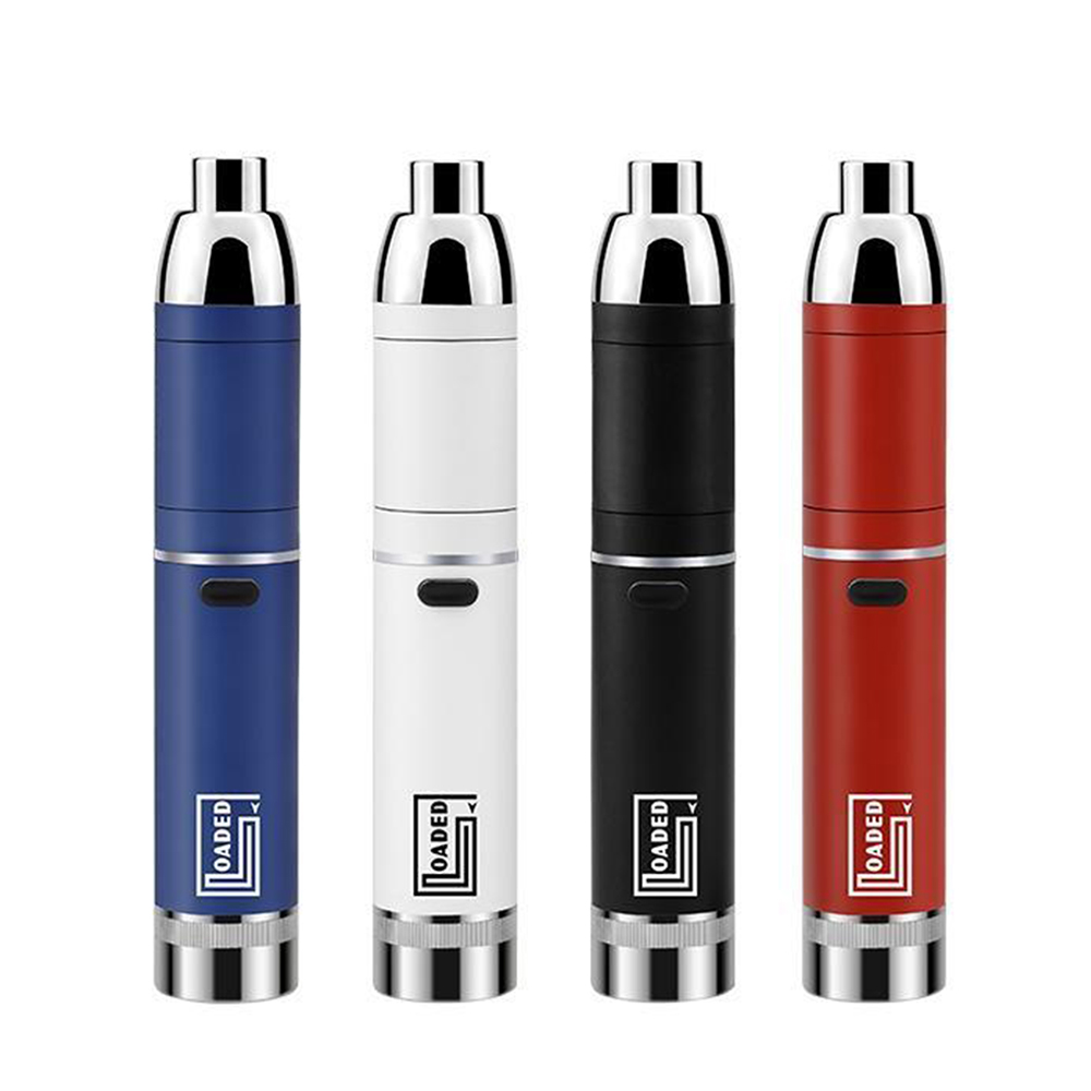 

1pcs 100% Original Yocan Loaded tarter Kits 1400mah Battery QUAD QDC Coli Available With Extendable Mouthpiece Vaporizer Evolve Dry Herb Pen, Black