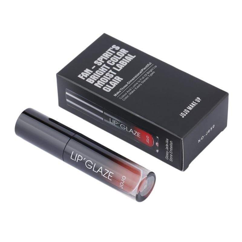 

Liquid Lipstick Bright Color Lip Tints Deep Moisturizing Lasting Natural Charming Lip Glaze Women Makeup Cosmetics, Black