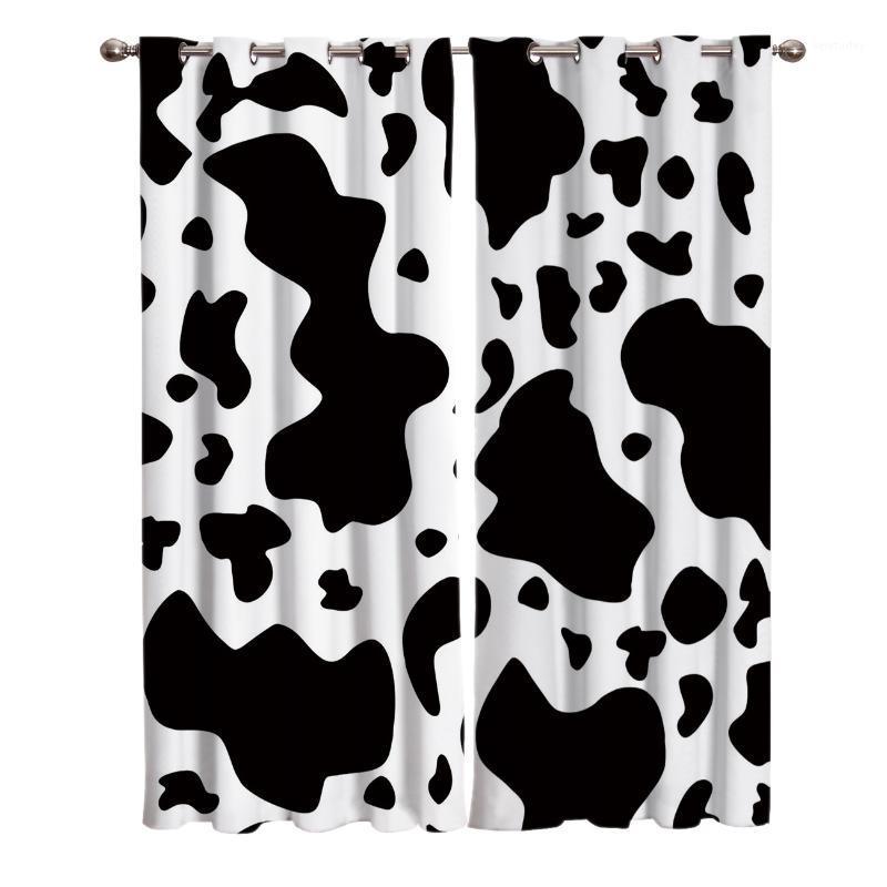 

Black And White Graffiti Cow Spot Room Curtains Large Window Curtain Rod Living Room Bathroom Kids Bedroom Indoor Curtain1, Eny00947