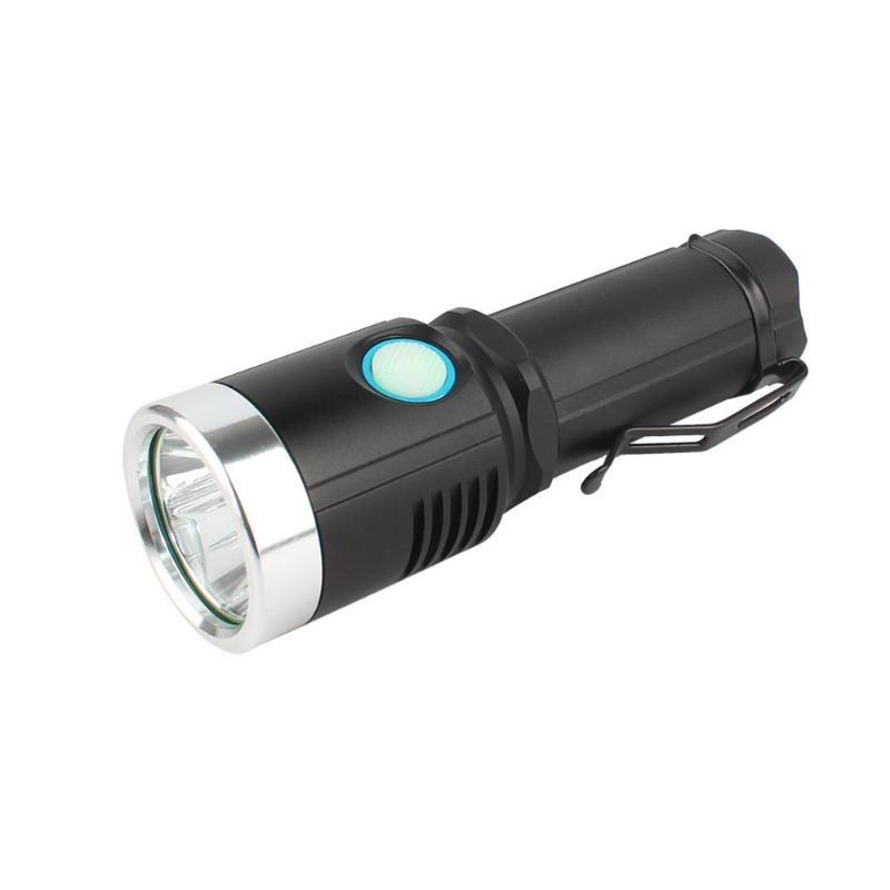 

XPE outdoor sports lights LED four-color zoom USB rechargeable multi-function outdoor riding lights 35A7