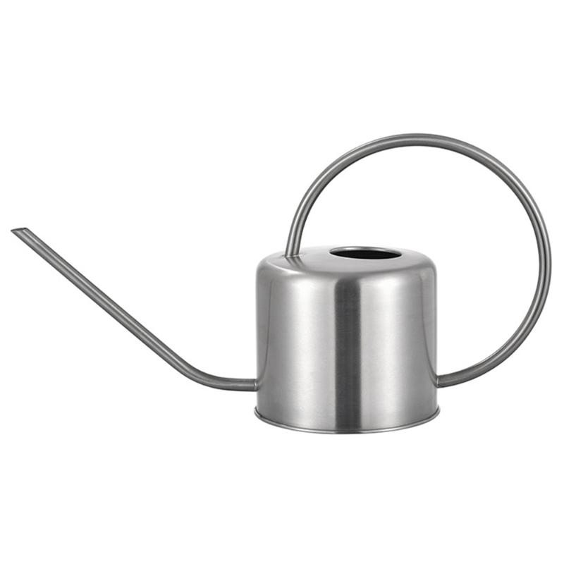 

Portable Outdoor Practical Kettle Mini Garden Stainless Steel Handle Water Bottle Watering Can 1300ml Sprinkler Irrigation