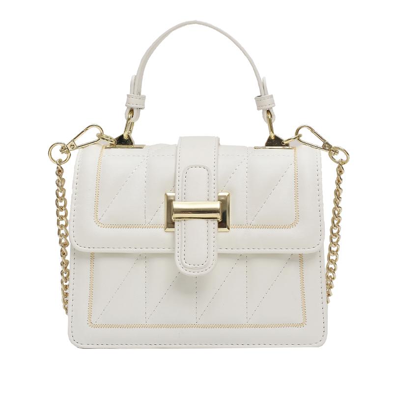

Wanghong lady's bag 2021 fashionable new fashion versatile Chain Bag Messenger summer portable small square, As pic