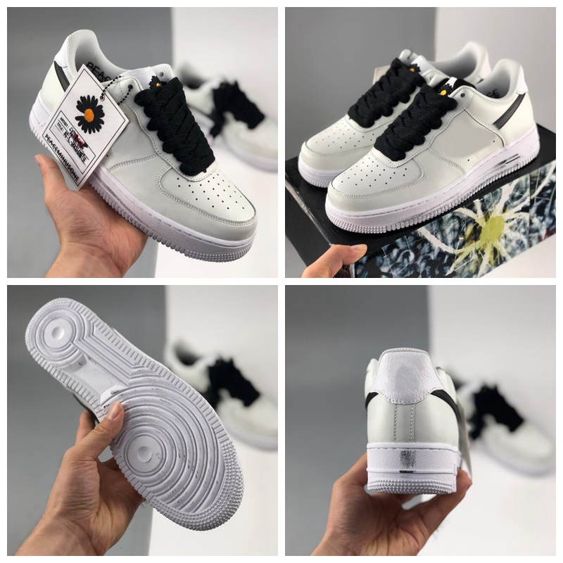 

2021 Hand scrape PEACEMINUSONE Para-Noise 2.0 Low white Daisy Running Shoes for Women Mens 1s Trainers Outdoor Sneakers Size 36-45