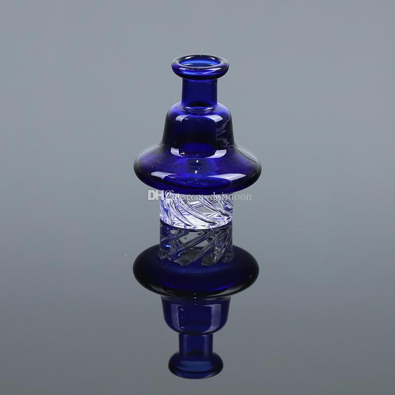 

Smoking Colorful Carb Cap Spinning Glass For 25mm flat top banger Dome with air hole Terp Pearl Quartz Other Accessories
