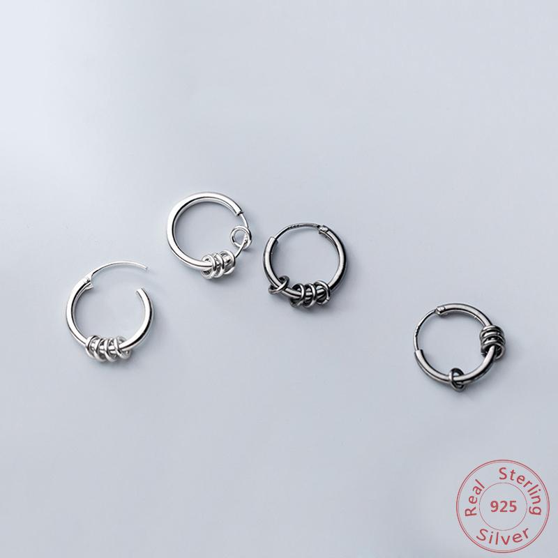 

2020 Fashion 925 Sterling Silver Earring For Women Simple Round Small Round Earrings Fashion Female Gifts Jewelry