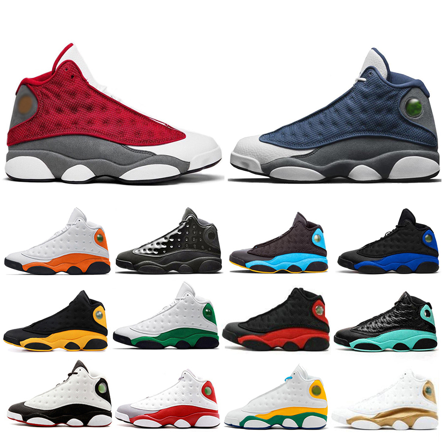 

New Classic Starfish Hyper Royal 13 Flint Men Basketball Shoes Bred Chicago Island Lucky Green 13s DMP Women Mens Trainers Sports Sneakers, 36-47 chicago