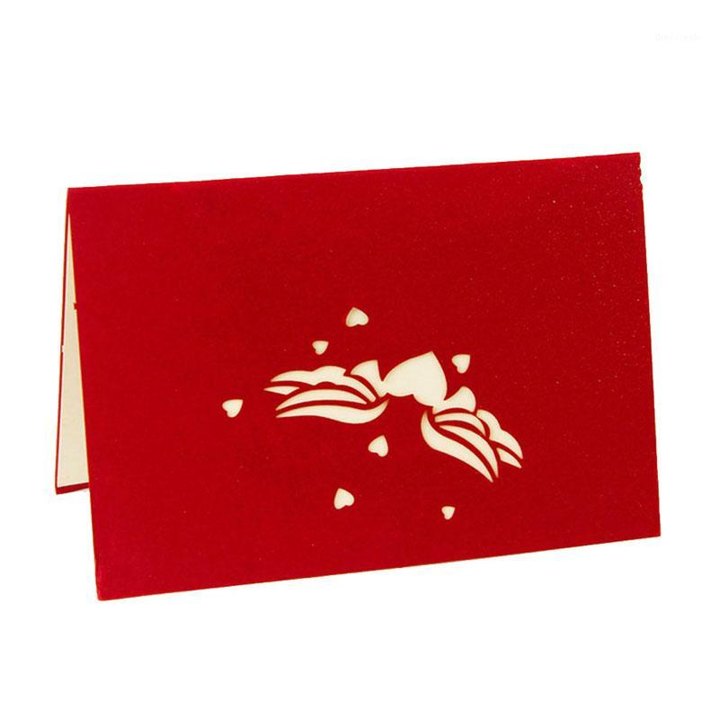 

3D Up Card Heart to Heart Anniversary Valentine Birthday Thank You Christmas 72XF1