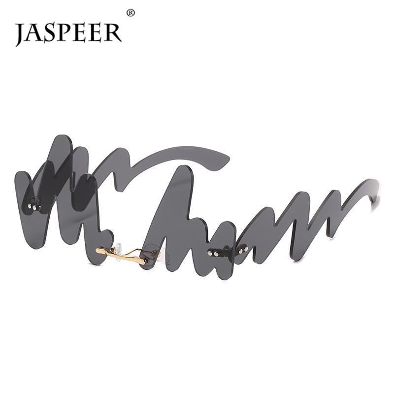 

JASPEER Cool Steampunk Sunglasses Men Punk Rimless Sun Glasses Women UV400 Driving Sunglasses Eyewear Light Weight