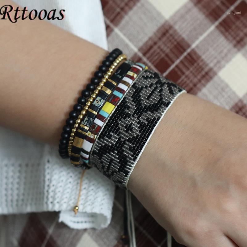 

Charm Bracelets Rttooas Vintage Printing Bracelet For Women Pulseras Mujer Moda 2021 Fashion Tila Beaded Female Jewelry Bileklik1