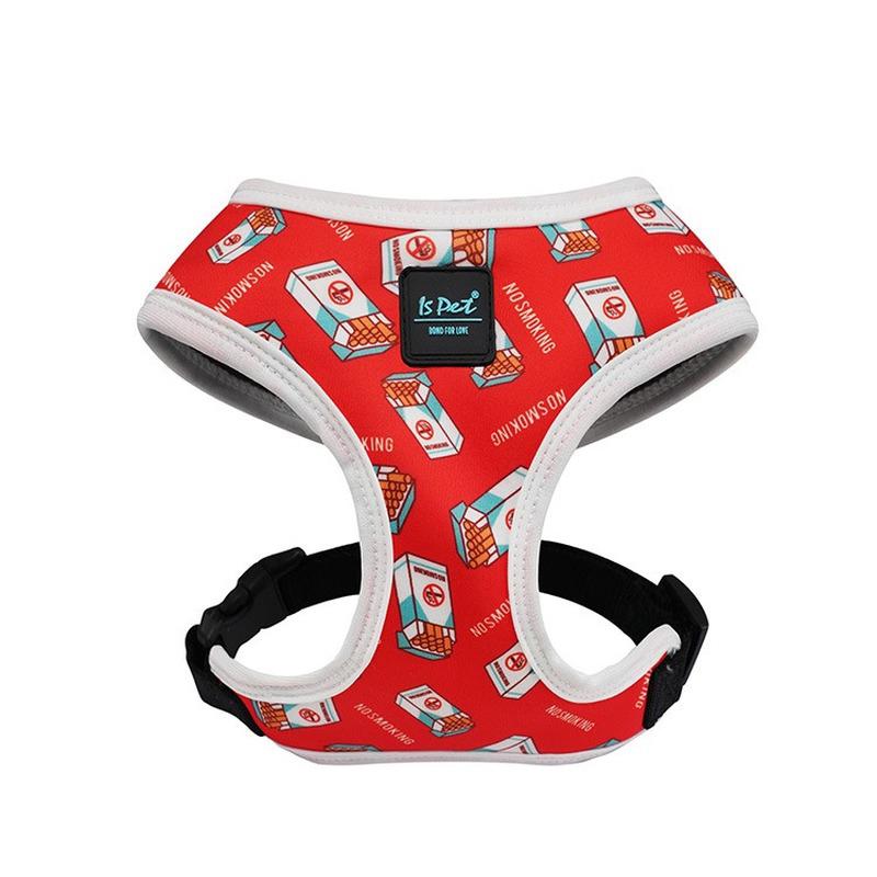 

Dog Cat Harness Sushi Cigaretor Printed for Pug Small Medium Dogs Pet Adjustable Vest Walking Lead Leash for Puppy Dog Harness