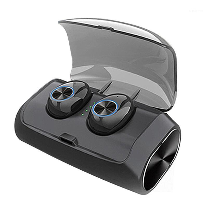 

V6 Tws Wireless Bluetooth Earphone Sports Headphone Handsfree Control Noise Canceling Earbuds Stereo Headset With Charging Box1, Black