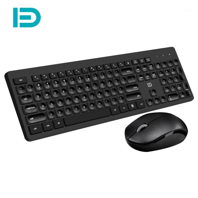 

105 Keys Wireless Keyboard and Mouse Combo Silent Keyboard Concave button Multimedia Mouse Combo Set for Home Office1