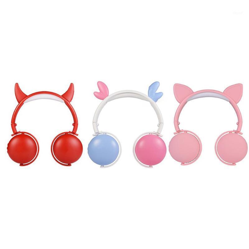 

Head-mounted Foldable Earphones Durable Cute And Practical Listening To Songs And Gaming Wireless Headsets1, Red