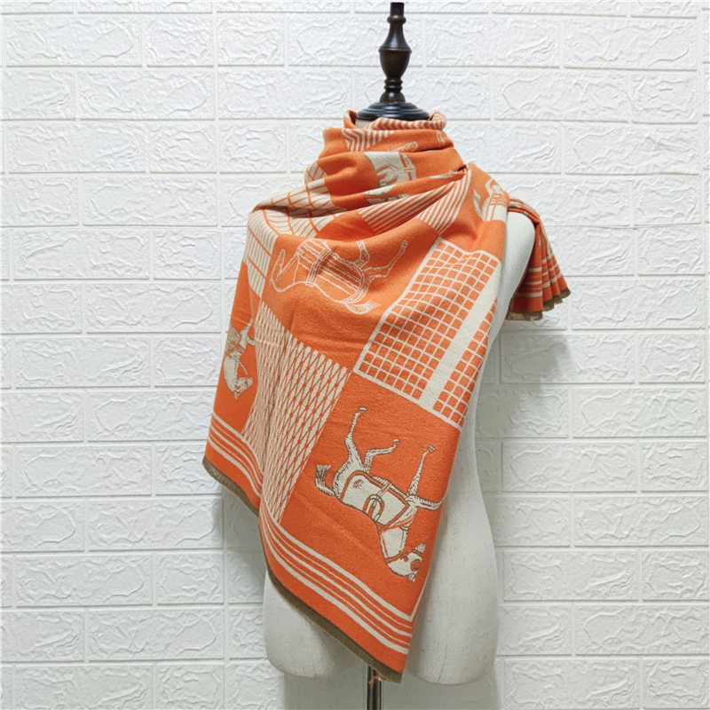 

New 2020 scarf brand for the hottest women winter cashmere pashmina female shawl house blanket involves foulard bandana scarves