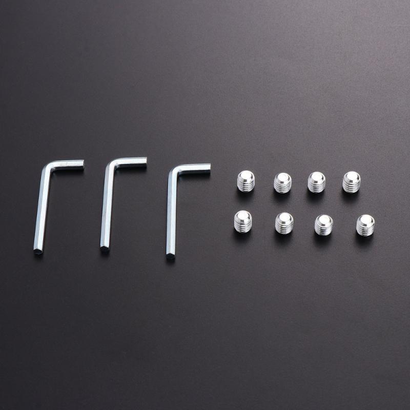 

3Pcs Novel Creative Sturdy Bolt Spanner Dumbbell Connector Sports Supplies Barbell Bar Connecting Rod, Silver