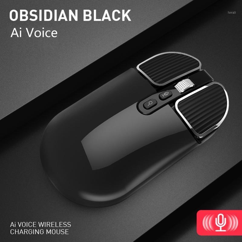 

Bluetooth 2.4G Dual Mode Wireless Ai Voice Control Mouse Rechargeble Quiet Business USB Charge Mice Remote Controll Ai Smart Sea1