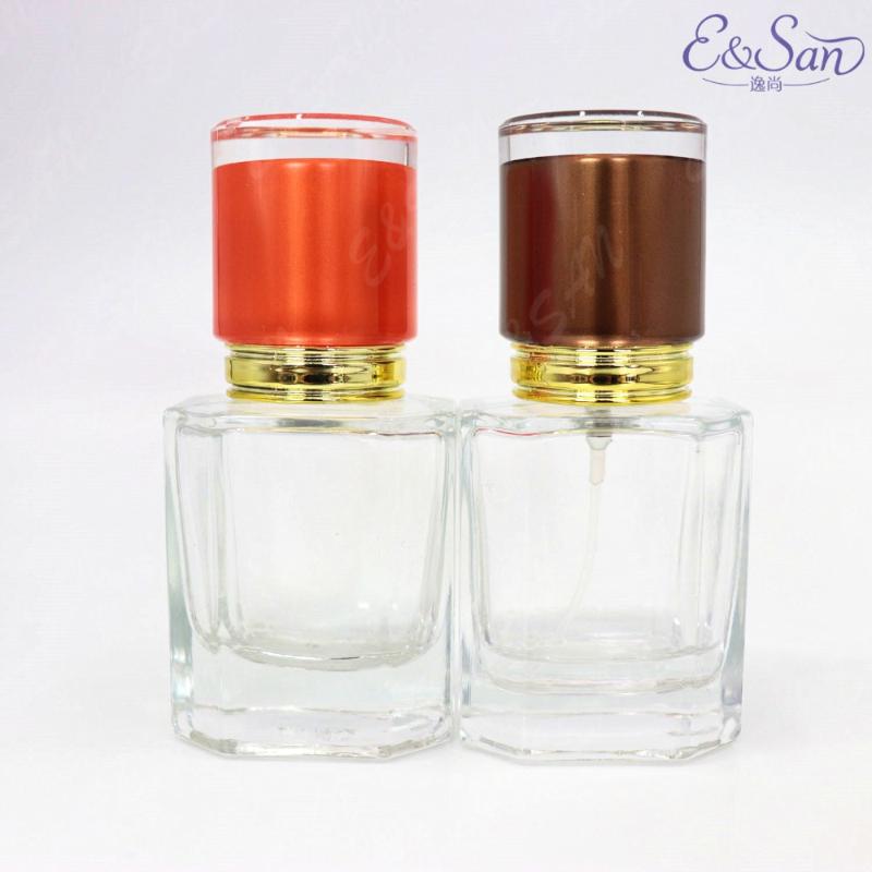 

PT196D-30ML Flat Octahedral Transparent Perfume Bottle Glass Spray Cosmetic Bottle 100pcs/lot