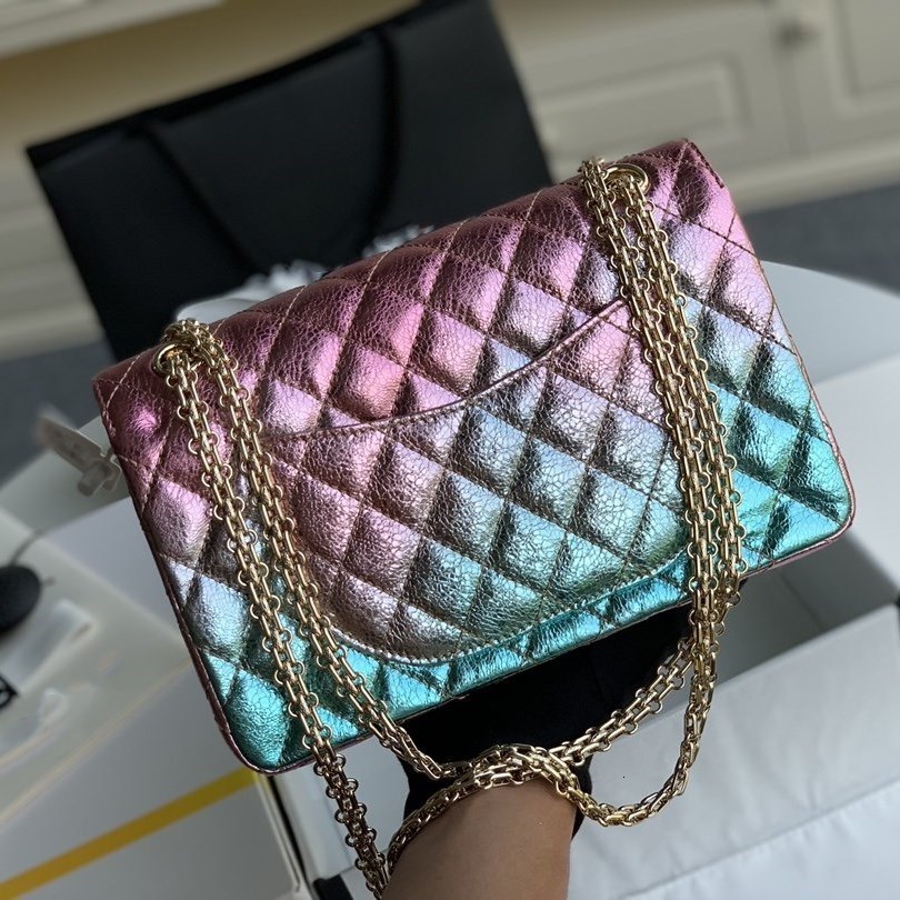 

2020 Autumn serial Soft lambskin real leather mix color luxury design shoulder flap mini bag cross body bags for WLAF