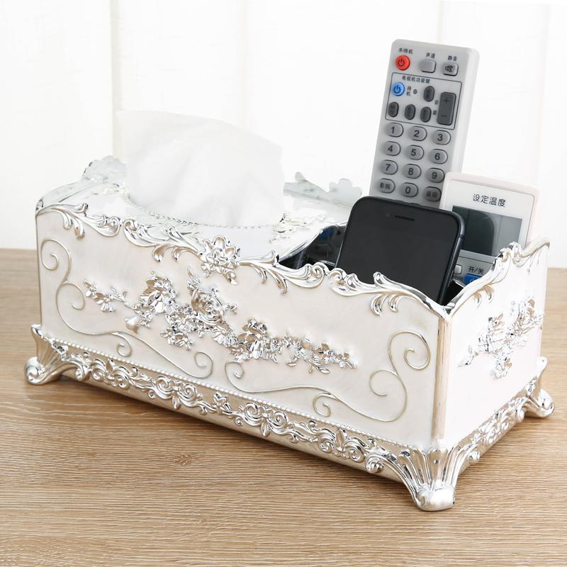 

Party Decoration European Style Acrylic Tissue Box KTV Handkerchief Toilet Paper Holder