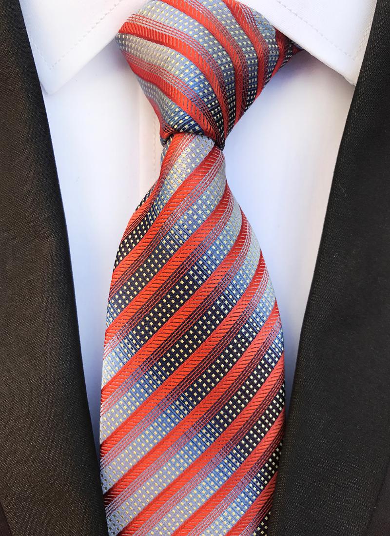 

Bow Ties 2021 Men Fashion 8cm Formal Necktie Gravata With Diagonal Stripes