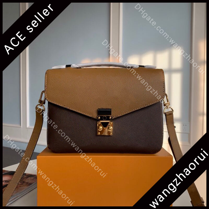

Top quality female cross body bag genuine leather messenger bags women shoulder bagss fashion wallet with box B002
