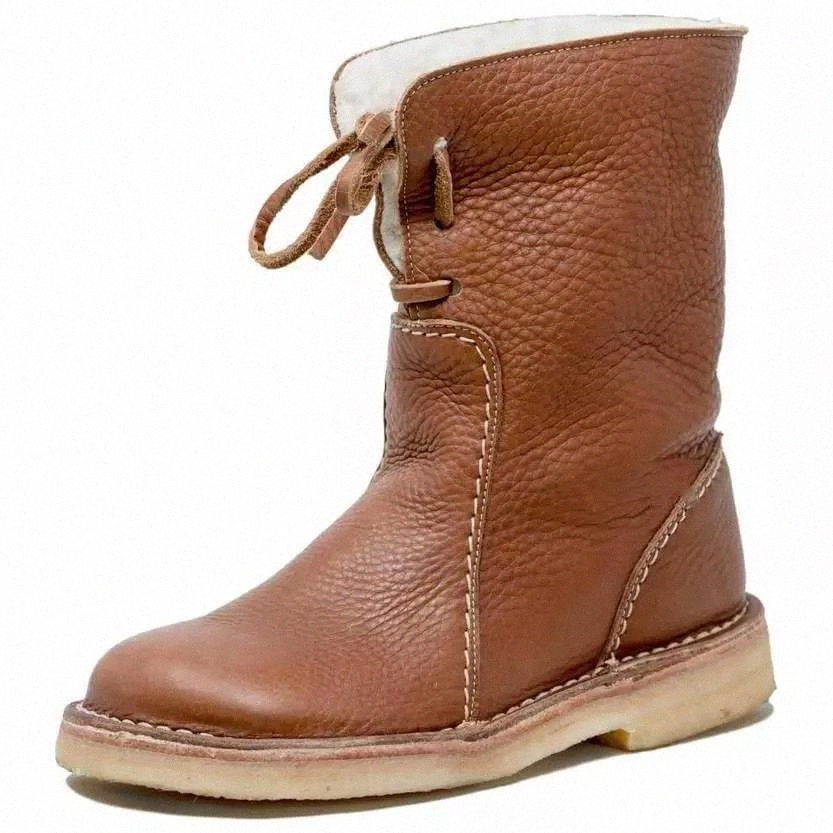

Women Winter Fur Warm Snow Boots Ladies Warm wool booties Ankle Boot Comfortable Shoes plus size 35-43 Casual Women Mid Boots #DW1g, Black