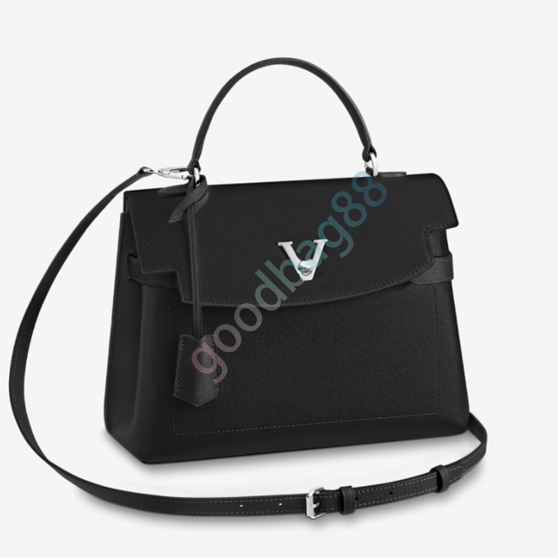 

LOCK ME Ever Tote Shoulder Bag Designer Vintage Sleek shape Flap Bags Keybell Turn Lock Handbag Smokey Brown Quartz White Caramel Black M51395 M56094, Not sold separately