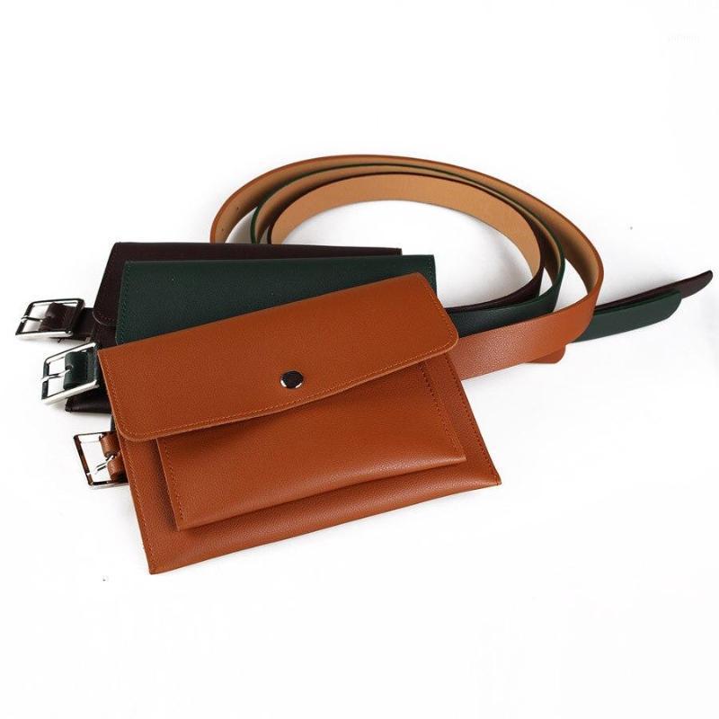 

Korean Style Waist Bag Women Fanny Pack Detachable Leather Belt Bag Girl Portable Phone Pocket Card Key Holder Coin Change Pouch1, Sky blue