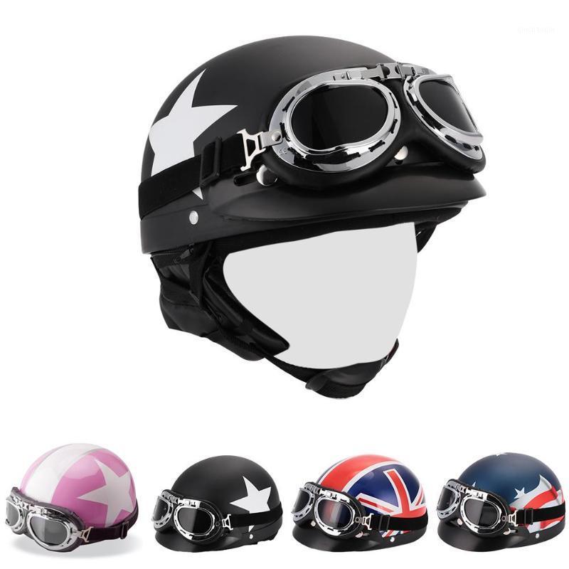 

Durable Hats Anti-Vibration Safety Hat Riding Helmet Crashworthy Motorcycle Sports Racing 54-60cm Head Motorcycle Helmet1, Us flag