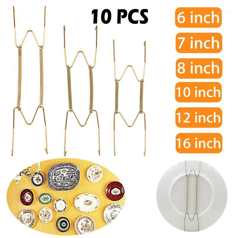 

10Pcs Wall Plate Spring Hook Hanger Holder Hanging Wire Home Decor Accessory1