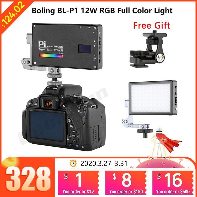

Boling BL-P1 RGB LED Video Light 2500K-8500K Dimmable On Camera Photography Lighting Video Studio DSLR Camera Light for Vlog1